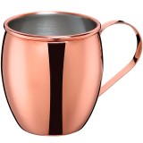 Mug 500ml, 18/10 copper coated