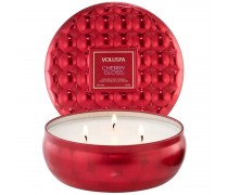 Свеча Cherry Gloss 340 г, металлическая шкатулка фото — интернет-магазин посуды Posud:Meister