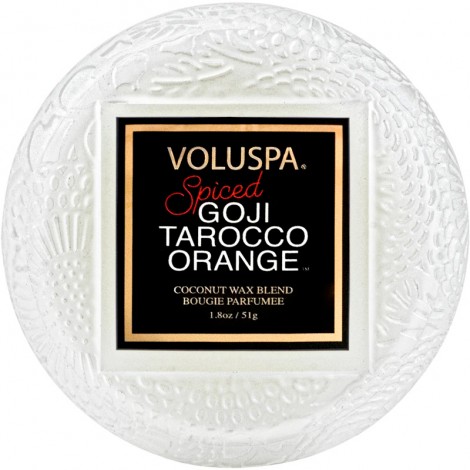 Купить Свеча Spiced Goji Tarocco Orange 51г, макарон 73118 111000751, фото 1, цена, отзывы