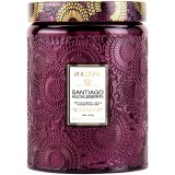 Свеча Santiago Huckleberry 510г, стакан с крышкой