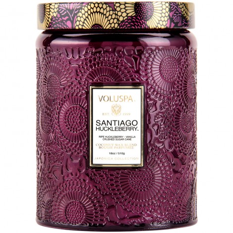 Купить Свеча Santiago Huckleberry 510г, стакан с крышкой 7232 111002658, фото 1, цена, отзывы