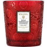 Candle Goji Tarocco Orange 255g, glass
