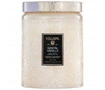 Свеча Santal Vanille 510 г, стакан с крышкой фото — интернет-магазин посуды Posud:Meister