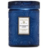 Candle Mediterranean Lemon 156 g, glass with lid