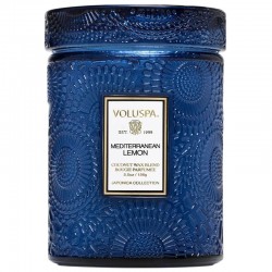 Candle Mediterranean Lemon 156 g, glass with lid