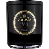 Свічка Suede Noir 270г, склянка з кришкою