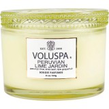 Свеча Peruvian Lime Jardin 312г, стеклянная шкатулка