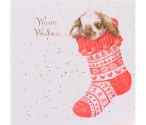 Card 12x12cm, Christmas Stocking фото — интернет-магазин посуды Posud:Meister