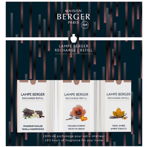 Набір ароматів-наповнювачів для лампи Variation (Splendeur Vanillee, Tabac Ambre, Velours d'Orient) 250мл (3шт.) 24023 111005507 Купити Набір ароматів-наповнювачів для лампи Variation (Splendeur Vanillee, Tabac Ambre, Velours d'Orient) 250мл (3шт.) 24023 111005507, фото 1, ціна, відгуки