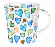 Кухоль 320мл, Lovehearts Blue фото — интернет-магазин посуды Posud:Meister