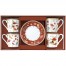 Set of coffee cups with saucers 100ml (4pcs.) R1475#AUBR 111007078 Buy Set of coffee cups with saucers 100ml (4pcs.) R1475#AUBR 111007078, photo 3, price, reviews