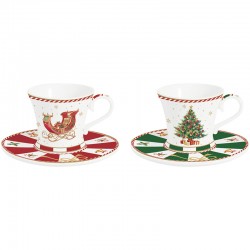 A set of coffee cups with saucers 80 ml (2pcs.) photo — online shop of dishes Posud:Meister