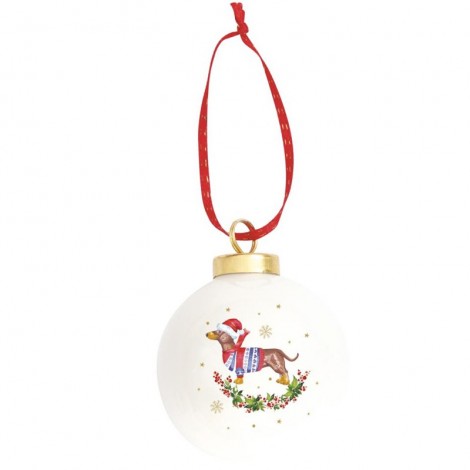 Купить Ёлочная игрушка Dog, шар 7см R2139#XDOG_3 111005713, фото 1, цена, отзывы