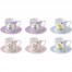 Set of coffee cups with saucers 100ml (6 pcs.) R0126#RBLO 111006734 Buy Set of coffee cups with saucers 100ml (6 pcs.) R0126#RBLO 111006734, photo 2, price, reviews