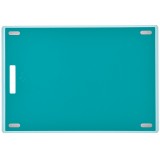 Cutting board from plastic 38x26cm, turquoise