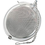 Teapot for brewing tea on a chain, 5cm, steel 18/10
